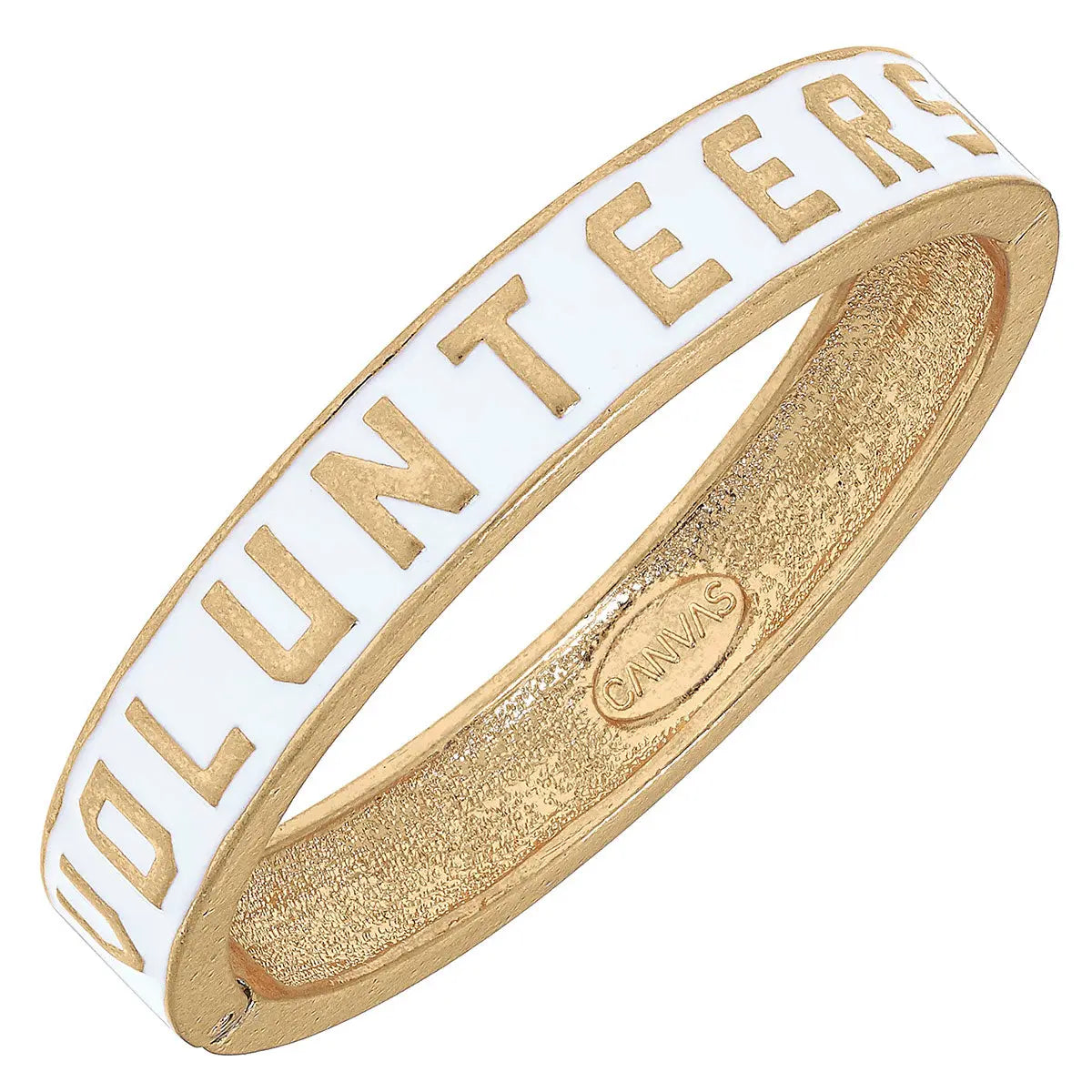 Licensed White Volunteer Bangle
