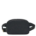Black Sparkle Fanny Pack