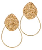 Textured Teardrop Earrings