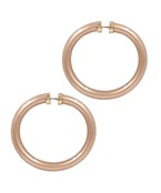 Small Rose Gold Jelly Hoops