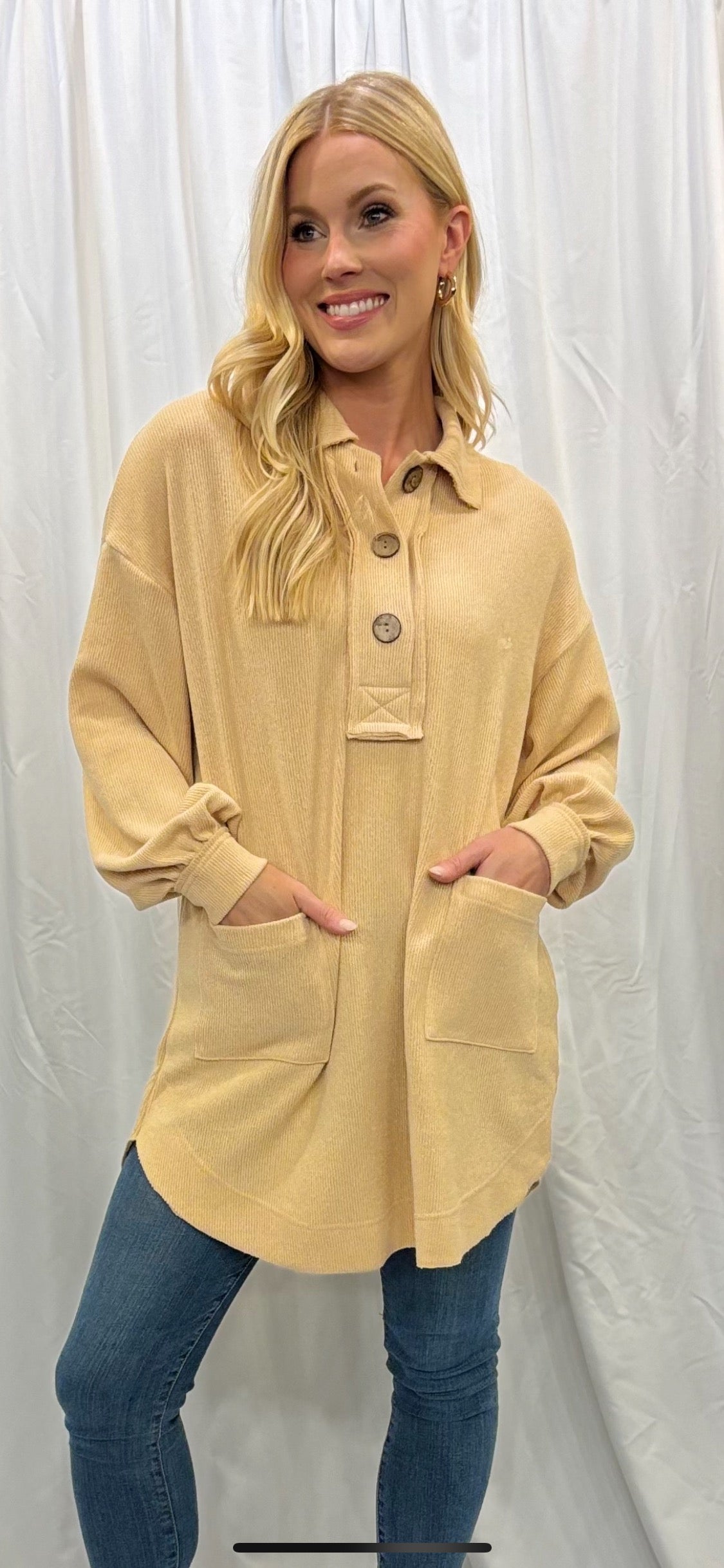 Beige Long Tunic