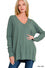 Moss Front Seam Sweater