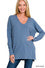 Slate Front Seem Sweater