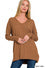 Cinnamon Front Seam Sweater