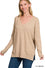Tan Front Seam Sweater