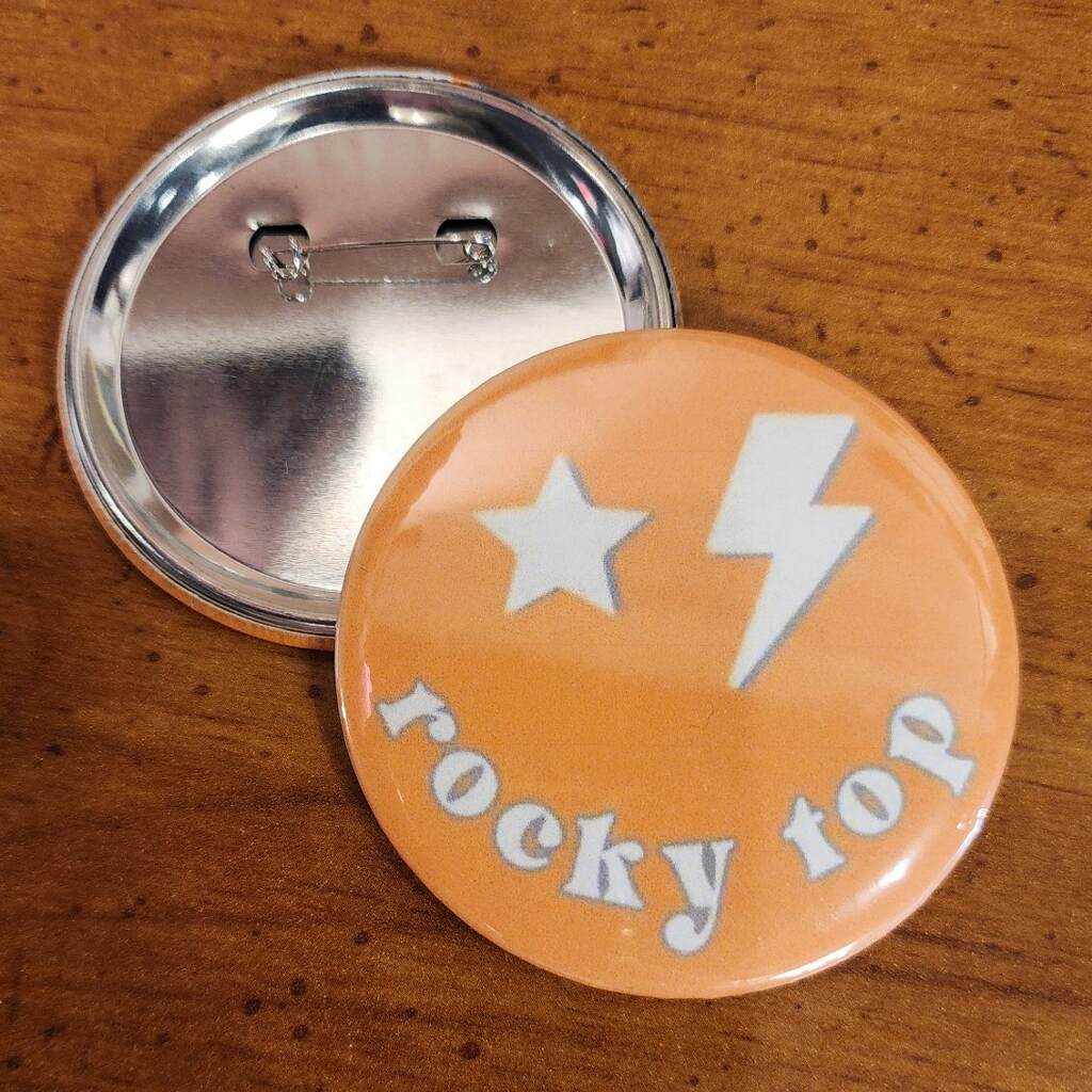 Lightning Bolt Rocky Top Button