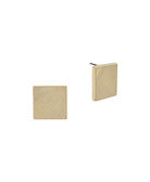 15mm Matte Gold Square Studs