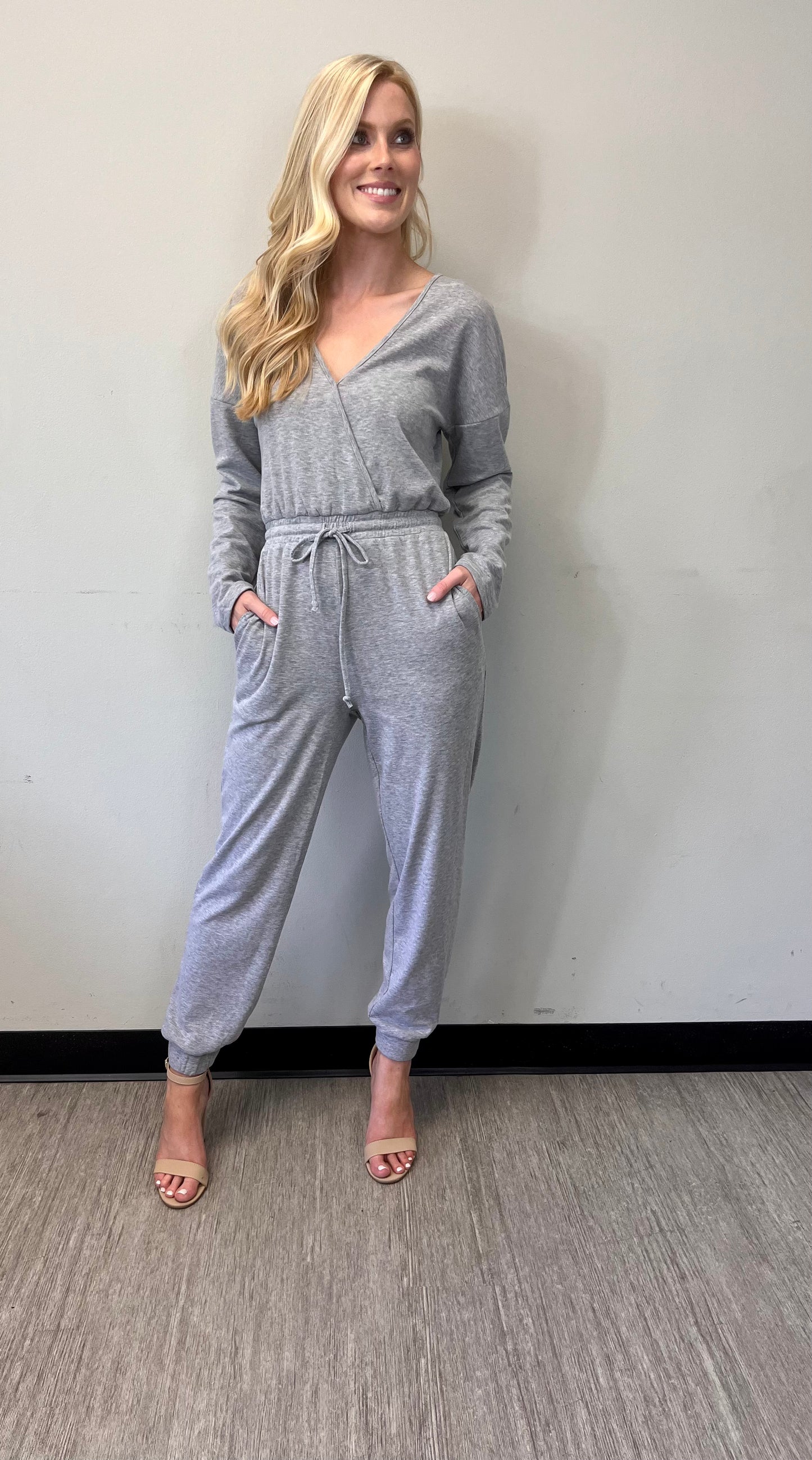 Gray Jumpsuit