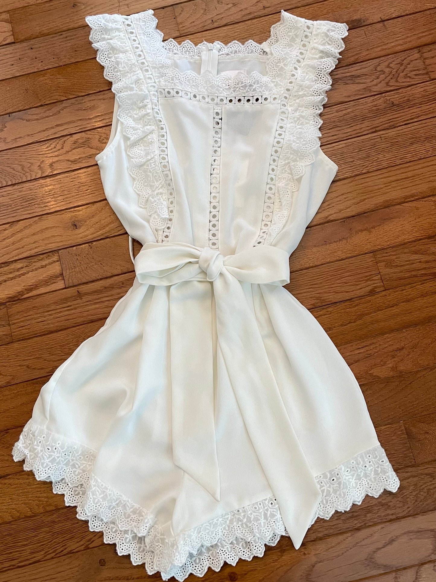 White Lace Romper