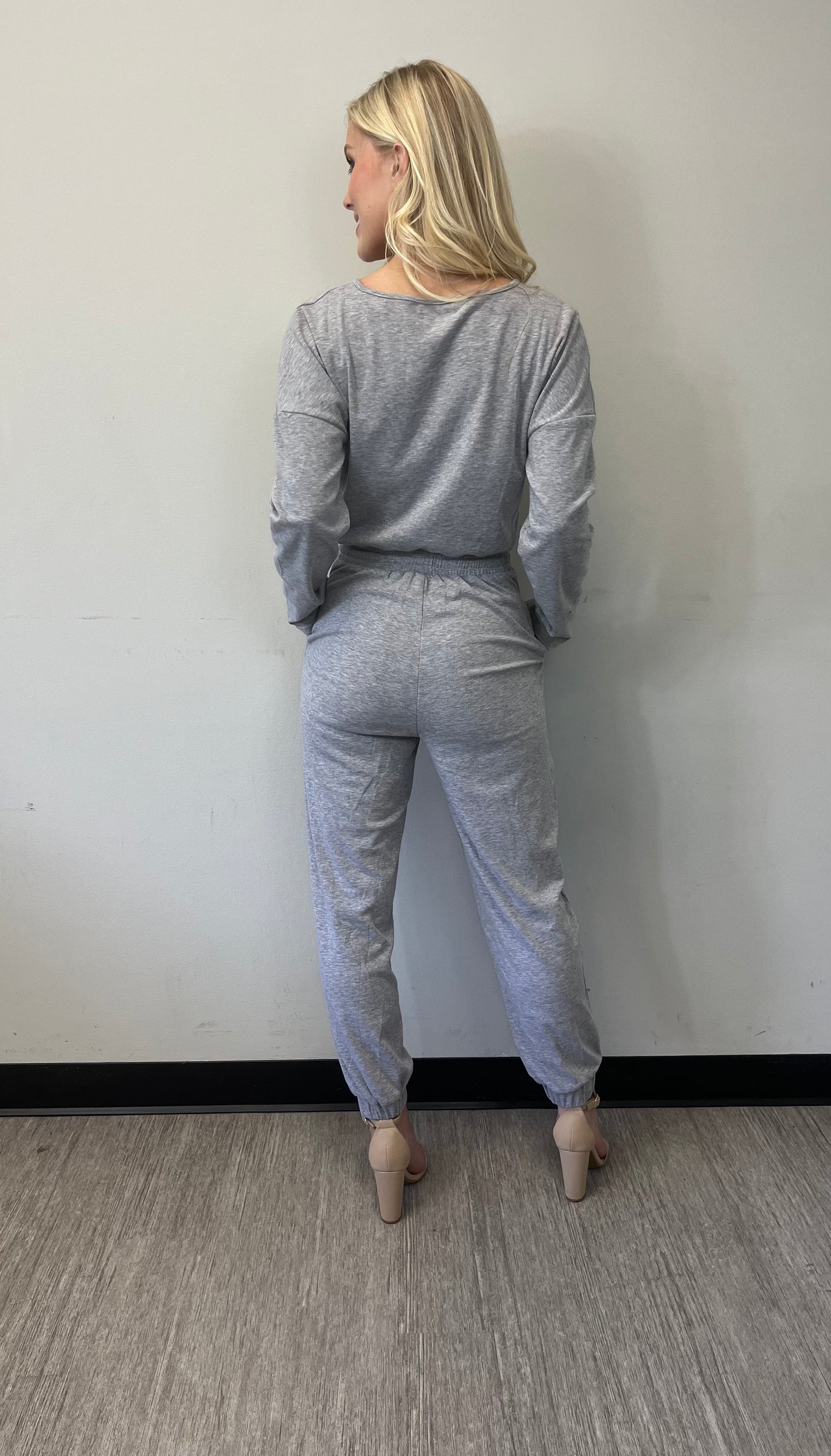 Gray Jumpsuit