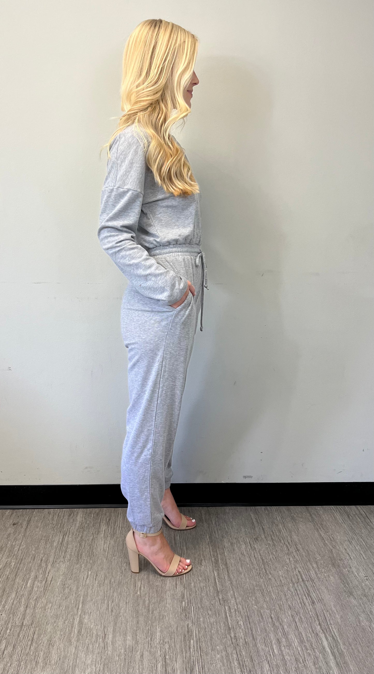 Gray Jumpsuit
