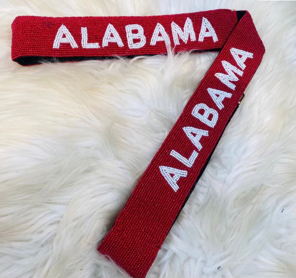 Alabama Beaded Purse Strap