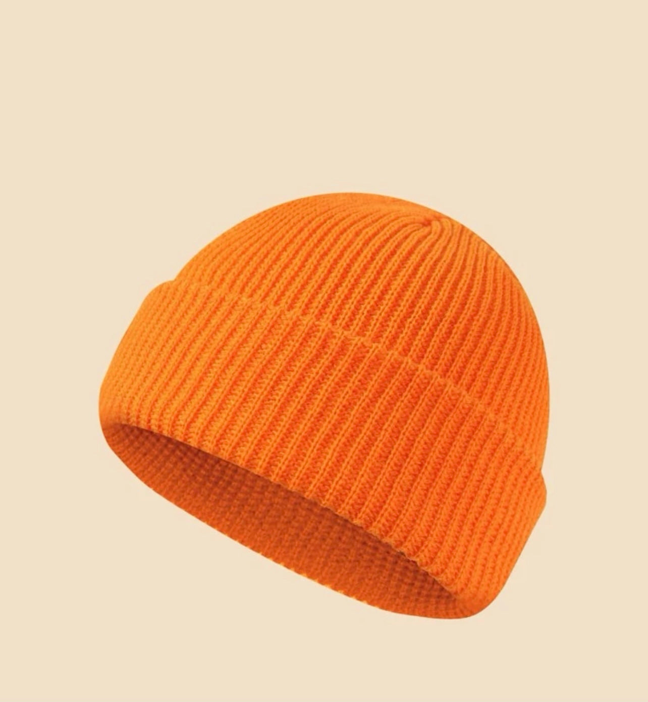 Solid Orange Beanie