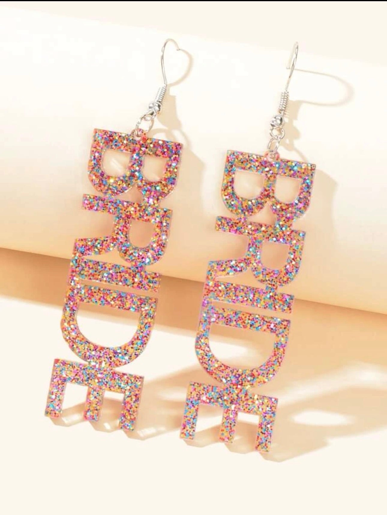 Bride Glitter Earrings