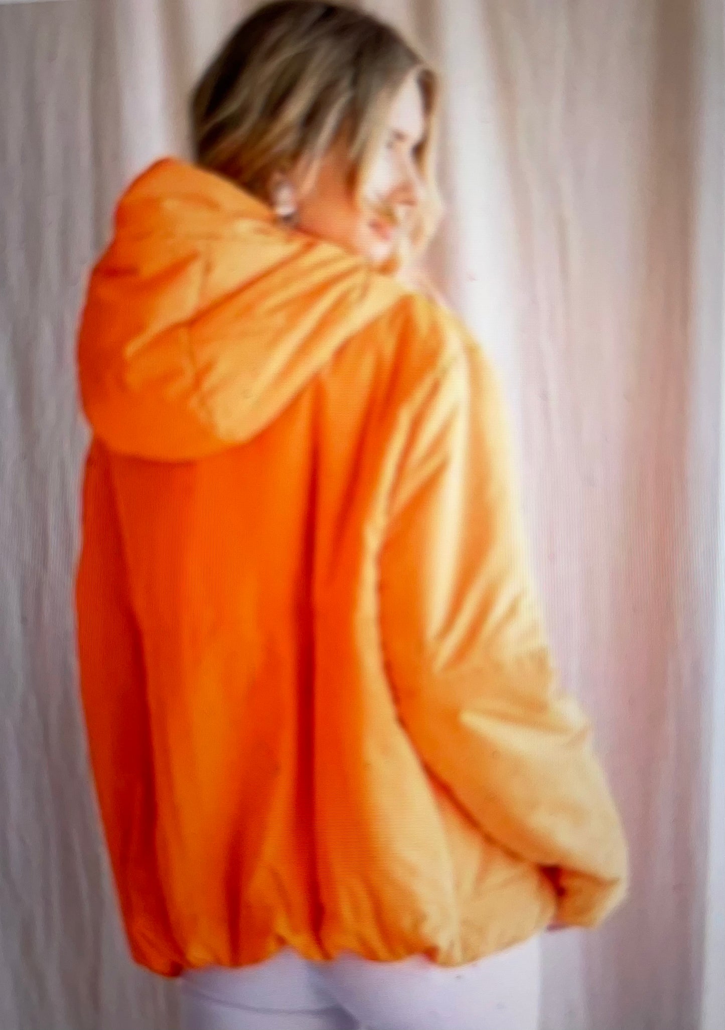 Game Day Orange Puffer Coat
