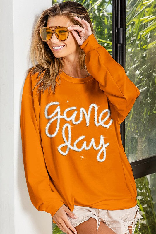 Orange Game Day Top