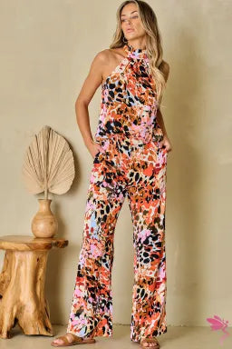 2 Piece Multi Color Pant Set