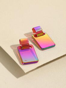 Hot Purple Ombre Earrings