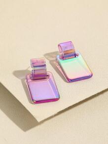 Lavender Ombre Resin Earrings