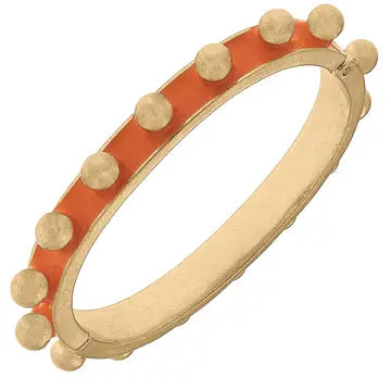 Orange Studded Bangle