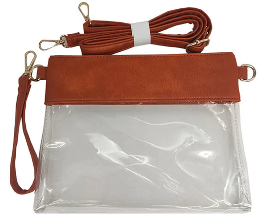 Clear Game Day Crossbody/Clutch