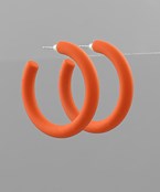 Orange Color Coated Hoops