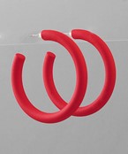 Red Color Coated Hoops