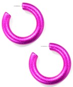Chunky Fuchsia Hoops