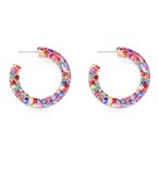 30mm Multi Color Resin Sequin Hoops