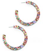 55mm Blue Multi Resin Hoops