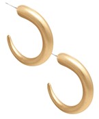 45mm Gold Metal Hoops