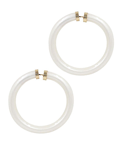 White Jelly Hoops