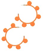 Solid Pom Hoops