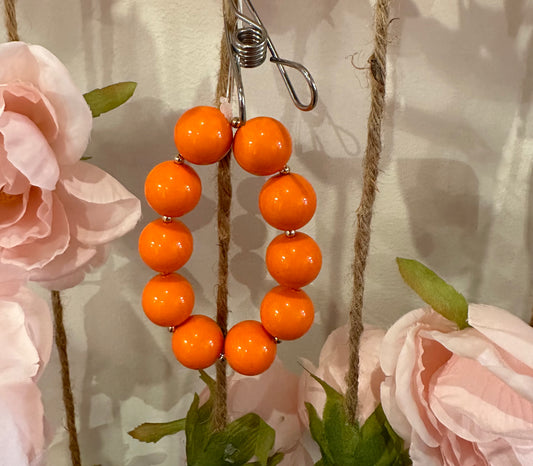 Orange Gum Ball Bracelet