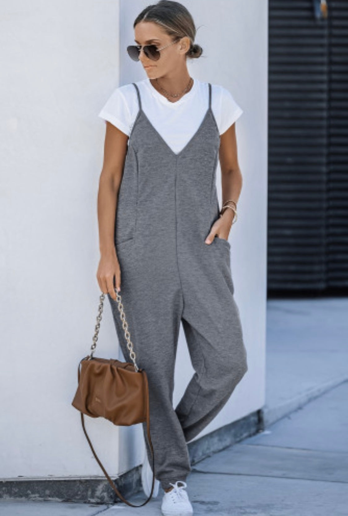 Gray Sleeveless Jumper