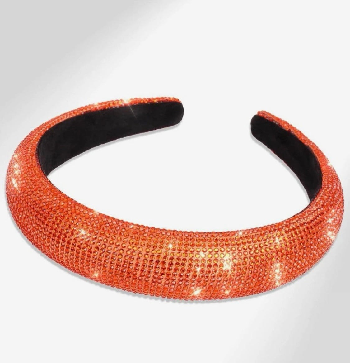 Orange Glitter Headband
