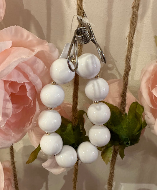 White Gum Ball Bracelet