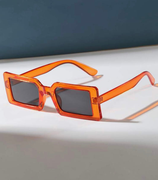 Orange Square Sunglasses