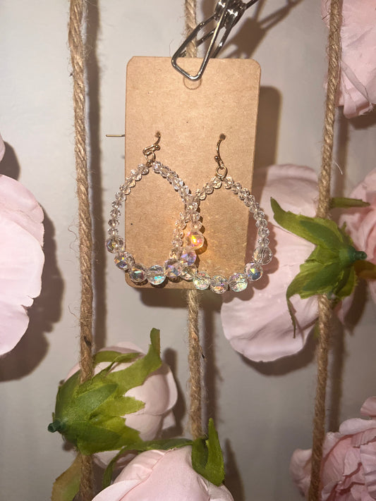 Crystal Teardrop Earrings