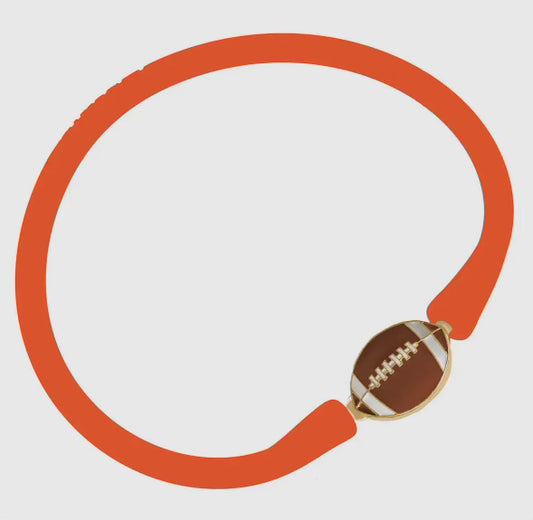 Silicone Football Bracelet