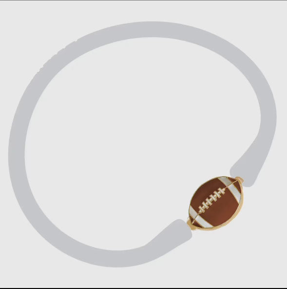 Silicone Football Bracelet