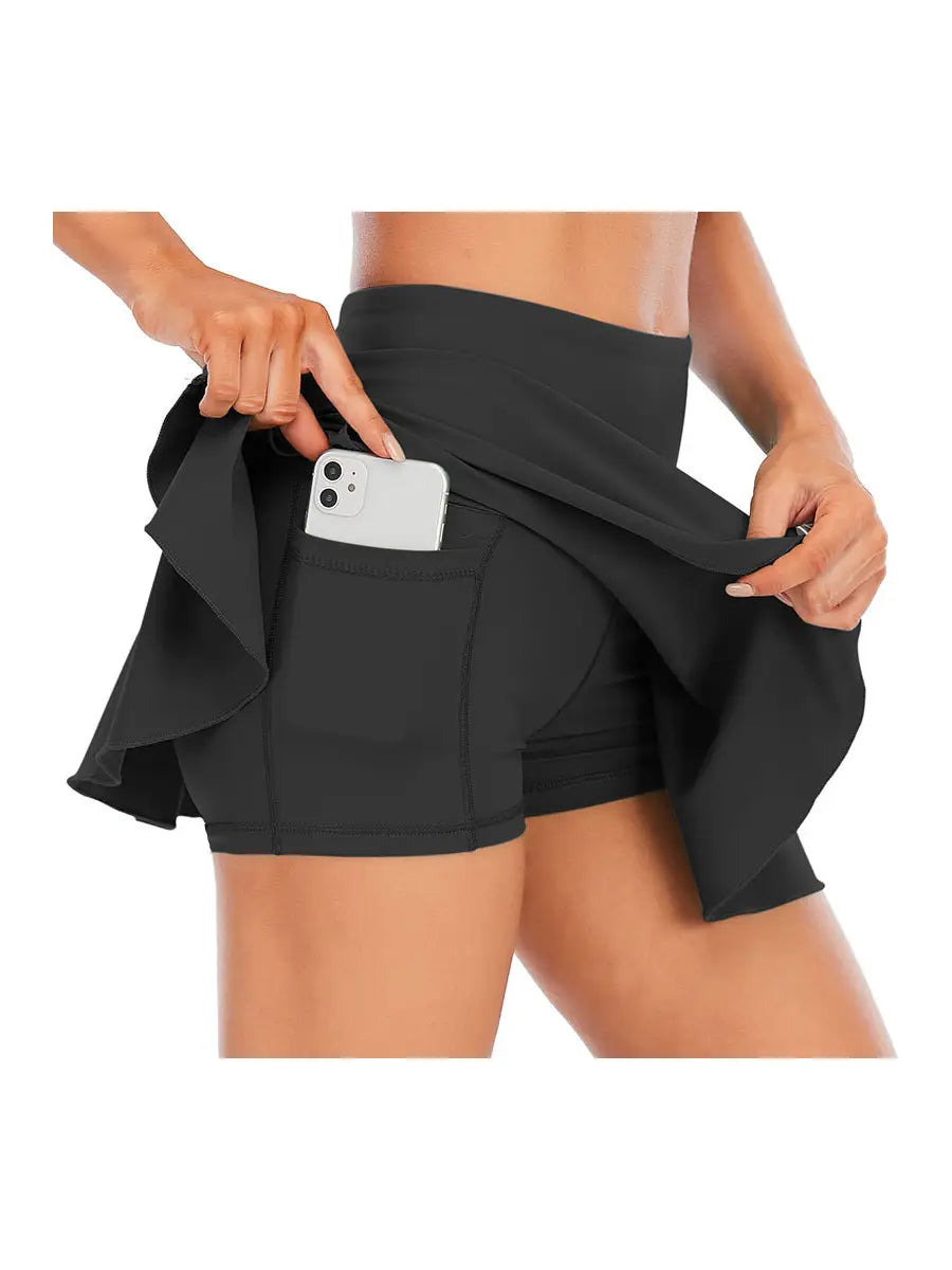 Black Athletic Skort