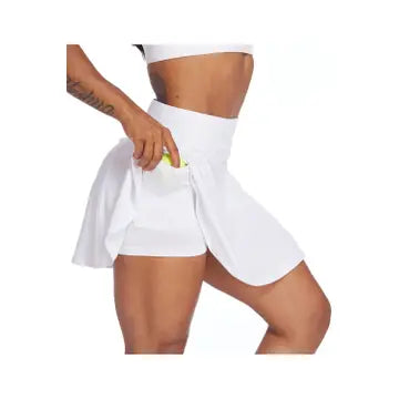 White Athletic Skort