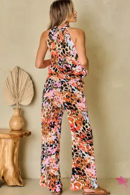 2 Piece Multi Color Pant Set