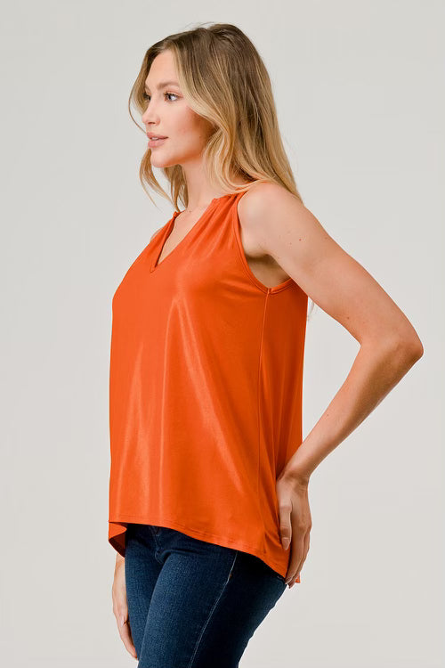 Orange Shimmer Tank