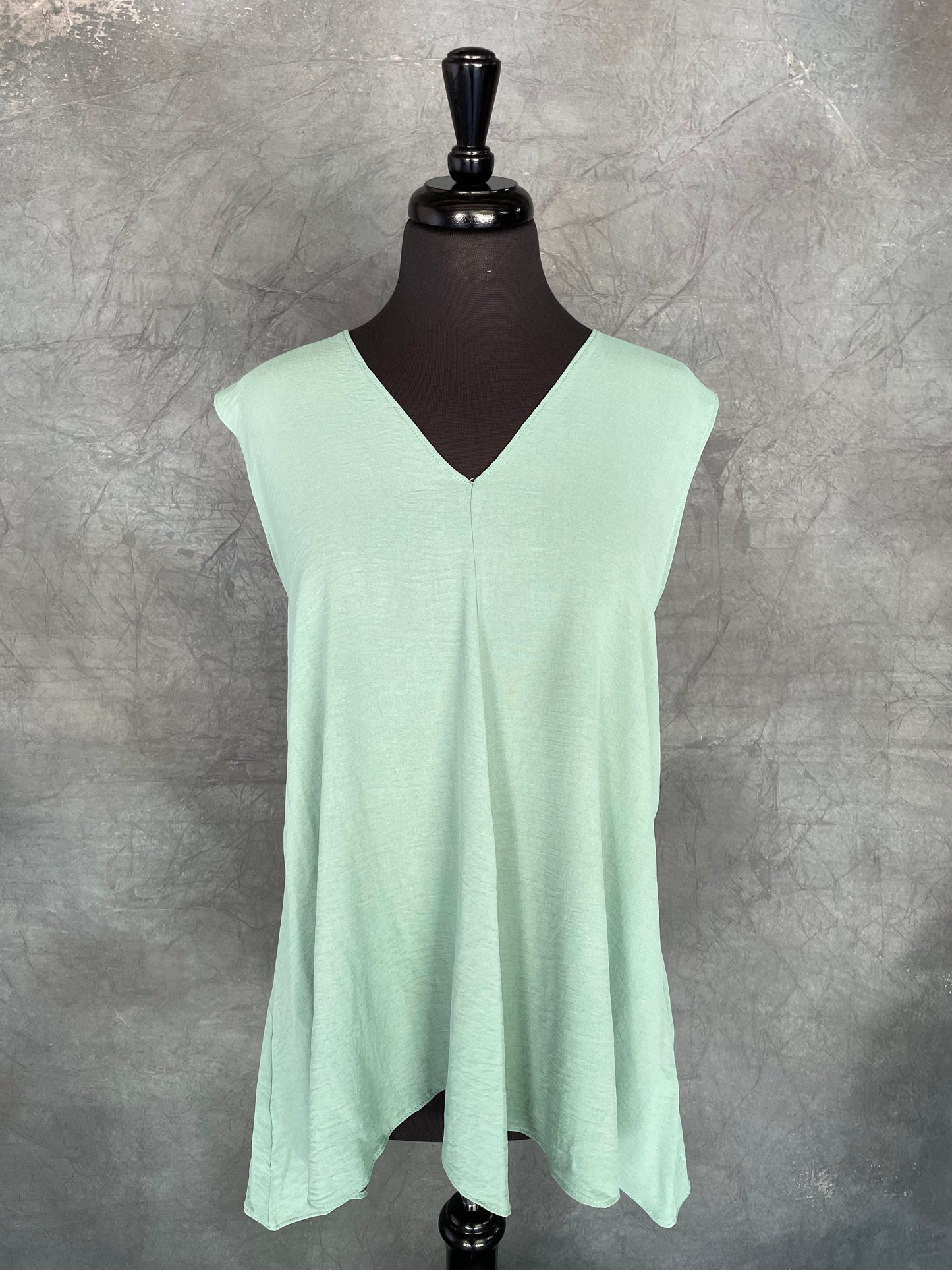 Sage Sleeveless Top