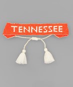 Tennessee Beaded Bracelet