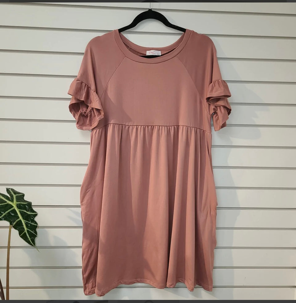 Blush Babydoll Dress