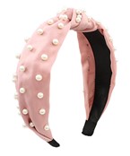 Pink Pearl Studded Headband