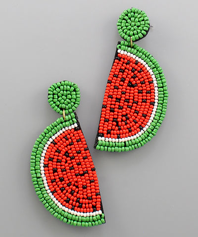 A Slice of Watermelon Earrings